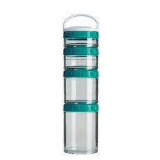 Blender Bottle 旋蓋式儲存罐組 藍綠色 4入, 1個