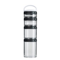 Blender Bottle GoStak 4件組 黑色, 1個