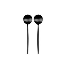 SWISS TUGARTU 餐具茶匙, 啞光黑, 2個