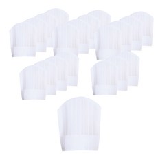 廚房紙帽 T-53 32cm, 白色的, 20個