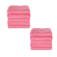 大永 水晶清潔抹布 粉紅色, 10個