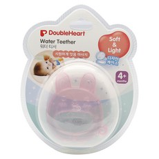 DoubleHeart 貝親 兔子造型固齒器, 無奶嘴, 粉色