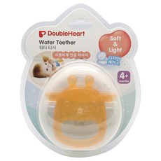 더블하트 워터티서 기린 치발기, 노꼭지, 옐로우, 1개