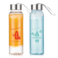 B;PROJECT Hawaiian Kitchen聯名輕量水壺 2入組, Red Surfing+Mint Hawaiian, 300ml