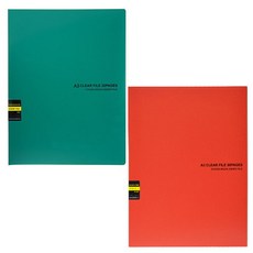 ECO Chungwoon Color Collector A3 透明文件夾, 20張, 隨機出貨, 2個
