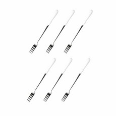 Bloom at home 經典款拼色點心叉, 6個