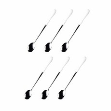 Bloom at home 素色茶匙 白色 M號, 混色, 6個