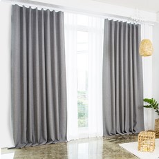 Home in Home 日常遮光窗簾組, 灰色