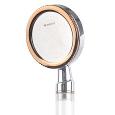 MIRINAE 大面積增壓過濾蓮蓬頭, 1個, 銀色