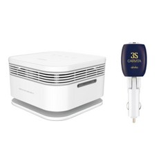 airvita 空氣淨化器+車用空氣淨化器 隨機出貨, 零塵 (AV-1754)、Cavita (ACV-12)