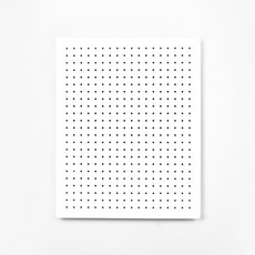 Perforated board.com 室內現代穿孔板寬度 400 毫米 x 長度 500 毫米, 1個, 白色