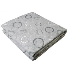 한일생명과학 면혼방 EMF 전기요, 그레이동그라미, 싱글 (100 x 180 cm)