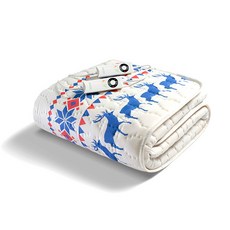 이메텍 순면 전기요 IMC-517, 혼합 색상, 더블(137 x 150 cm)