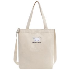 okstar 北極熊刺繡環保袋 斜背款