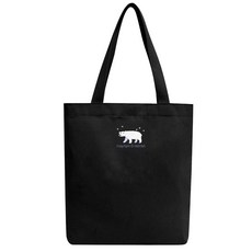 okstar 基本款北極熊刺繡環保袋