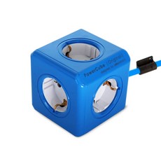 chunha PowerCube Extended 彩色5孔延長線, 1.5m, 1個