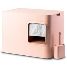 DING DONG PET 寵物貓立方體廁所, 粉色的