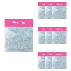 유니아트 깃털모루 만들기재료, 하늘, 10개