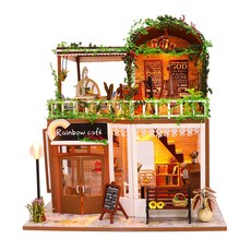 ARTJOY DIY愛好迷你屋彩虹咖啡廳, 混色