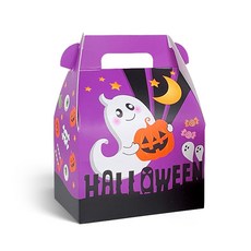 野餐屋 萬聖節迷你紫色幽靈禮物盒, 25個, 混合顏色