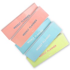 Tuyoung 粉彩長版週計畫本 5入, 隨機出貨