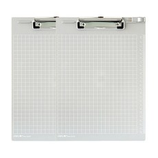 deLi 剪貼板 A4 9240, 灰色的, 2個