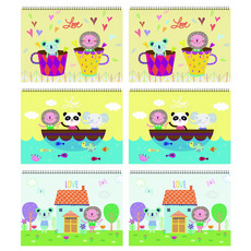 Young Art Friends Sketchbook 6p 隨機發貨, 24張