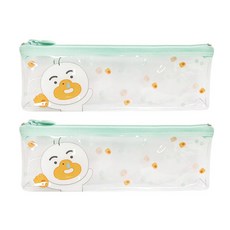 카카오프렌즈 리틀프렌즈 고주파 필통, 튜브, 2개
