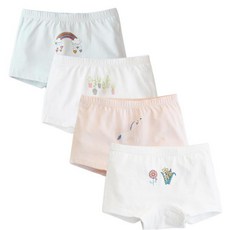 女童印花四角內褲 4款