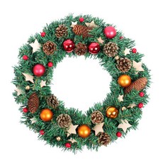 올나인 聖誕花圈, 木質星星, 1個