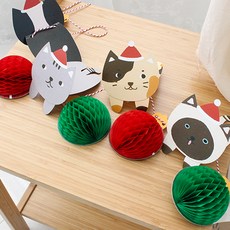 The Somssi貓咪掛飾 2入, 混色