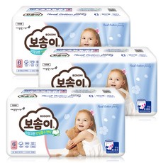 보솜이 리얼코튼 안심흡수 팬티형 기저귀 여아용, 6단계
