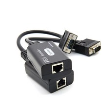 Coms VGA 訊號延伸器 RJ45 最長達 60m, BT696, 1個