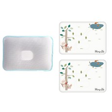 Mong sure 纖維枕+枕套, 森林朋友款, 1組