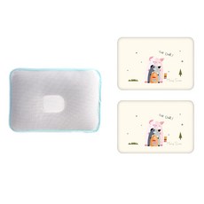 몽슈레 마이크로화이바 태열베개 + 베개커버 2p, 피기, 1개