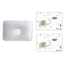 Mong sure 纖維枕+枕套, 大象款, 1組