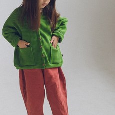 YEROOYENA 兒童華夫格方形開衫