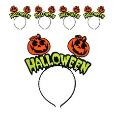 PARTYSHOW 萬聖節Logo髮箍, 南瓜, 5個