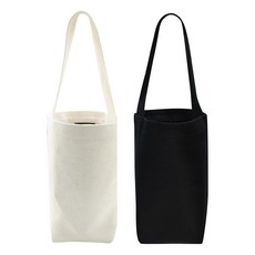 okstar 韓國素色保溫杯袋環保袋基本款2件組