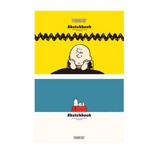 피너츠 뜯어쓰는 패드 스케치북 랜덤발송, B4, 50매, 2개