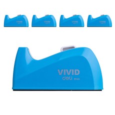 deLi 膠帶台, 藍色, 5個