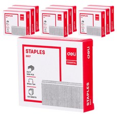 deLi 訂書機針 17mm E0017 1000p, 13針, 10個