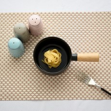 PRELUDE 木柄平底鍋造型碗 S號, 混色, 1個