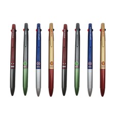 1977아토 마블 캐릭터 3색 볼펜 4종 0.7mm, 스파이더맨 + 헐크 + 캡틴아메리카 + 아이언맨, 2세트