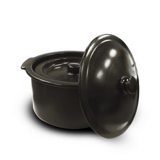 雙耳砂鍋+鍋蓋 2入, 190mm, 1個