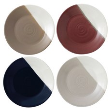 咖啡工作室 16cm 小盤子 4p 套裝 40032938, 混色