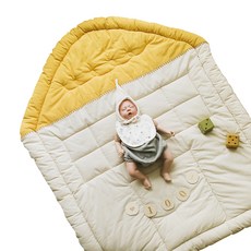 sopoliini 水洗棉質嬰兒遊戲墊, 黃色