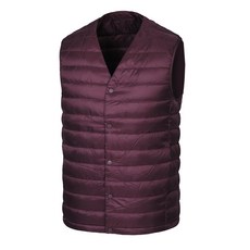 티팜 스포츠 아웃도어 초경량 V넥 패딩조끼