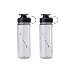 KOMAX 環形手柄水瓶, 灰色, 700ml, 2個