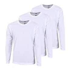 T-farm 男士功能性運動圓形長袖 T恤 3p